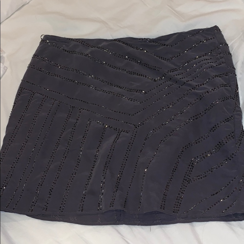Mauve mini skirt